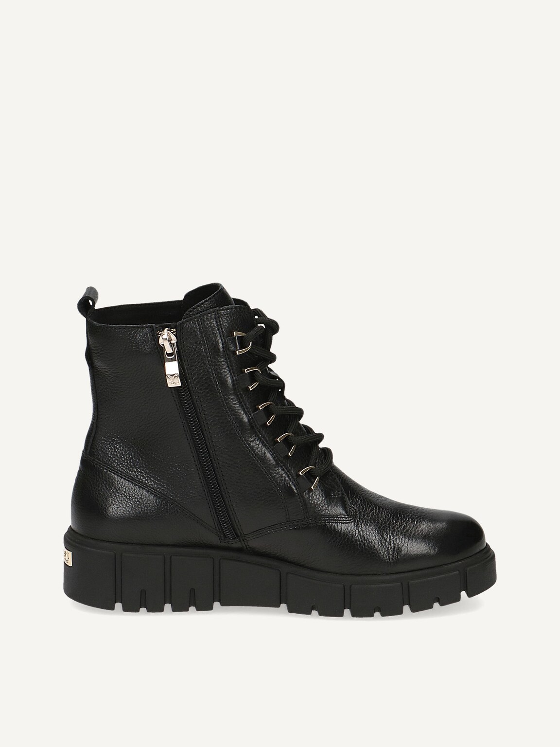 Caprice, Leather Bootie - black warm lining BLACK NAPPA, image 3 of 5