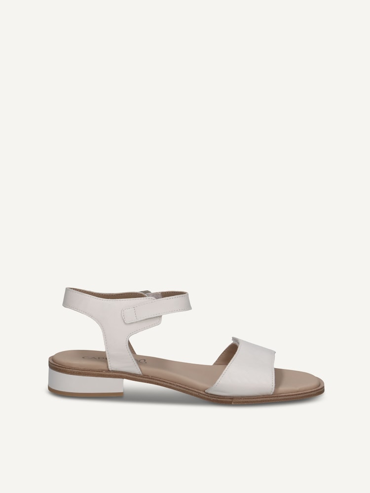 Caprice, Sandale à talon en cuir - blanc WHITE NAPPA, image 3 sur 5