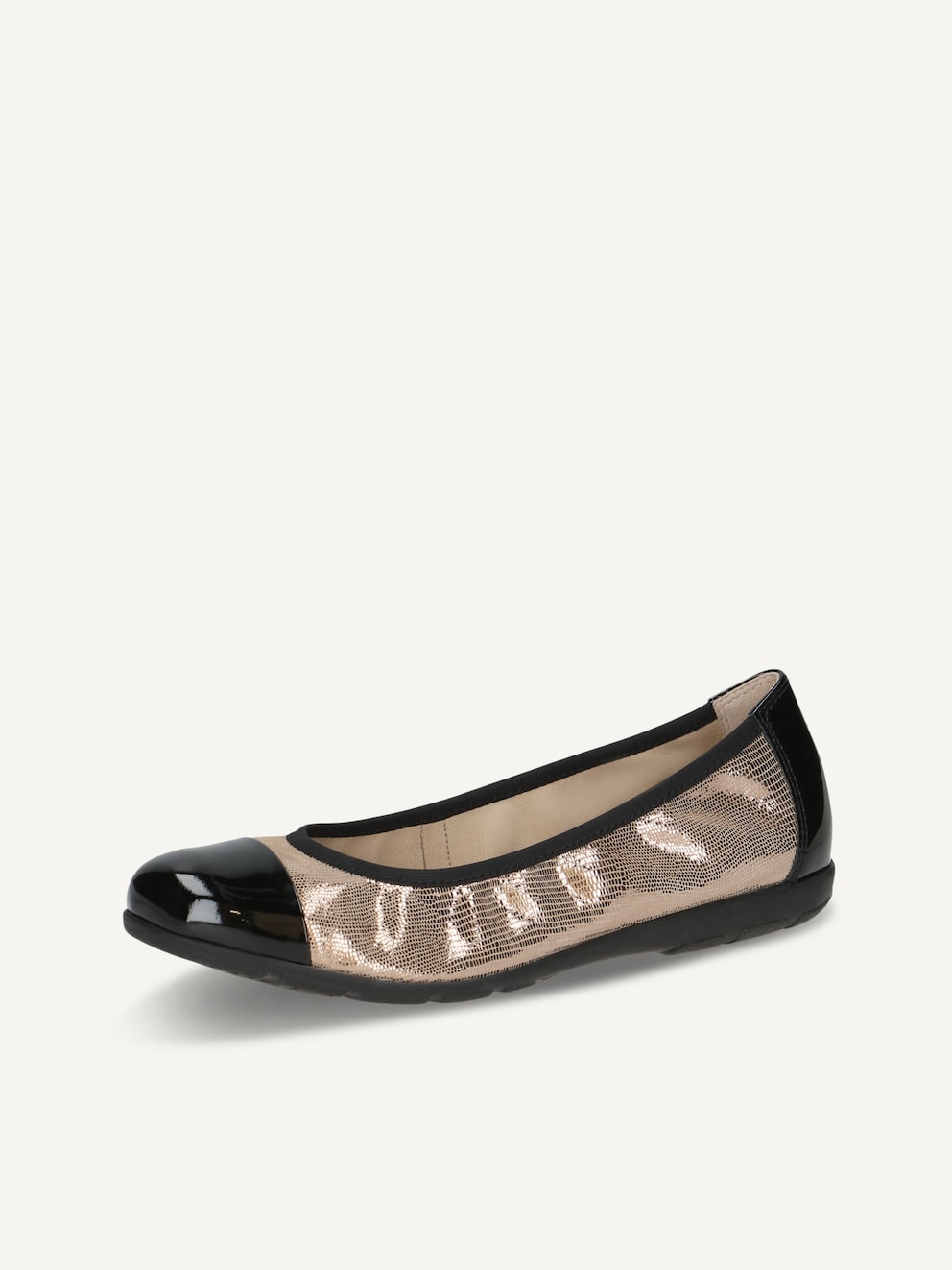 Caprice, Leather Ballerina - beige TAUPE REP COMB, image 1 of 6