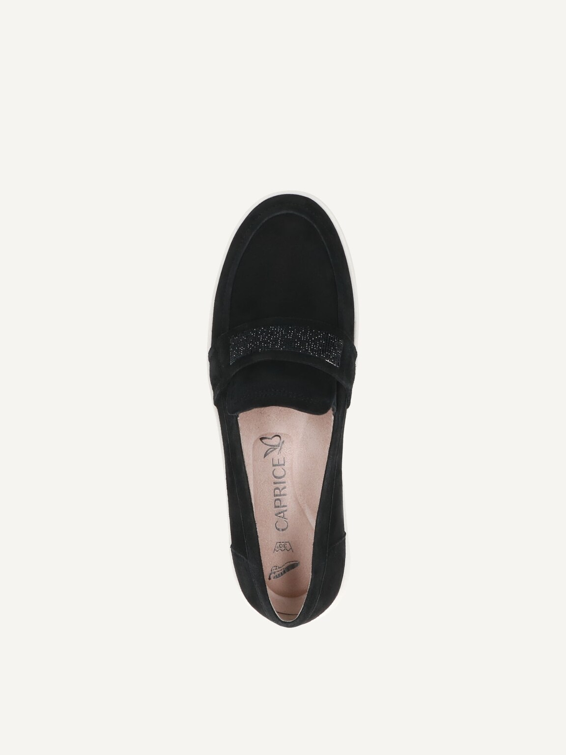 Caprice, Leather Slipper - black BLACK SUEDE, image 5 of 5