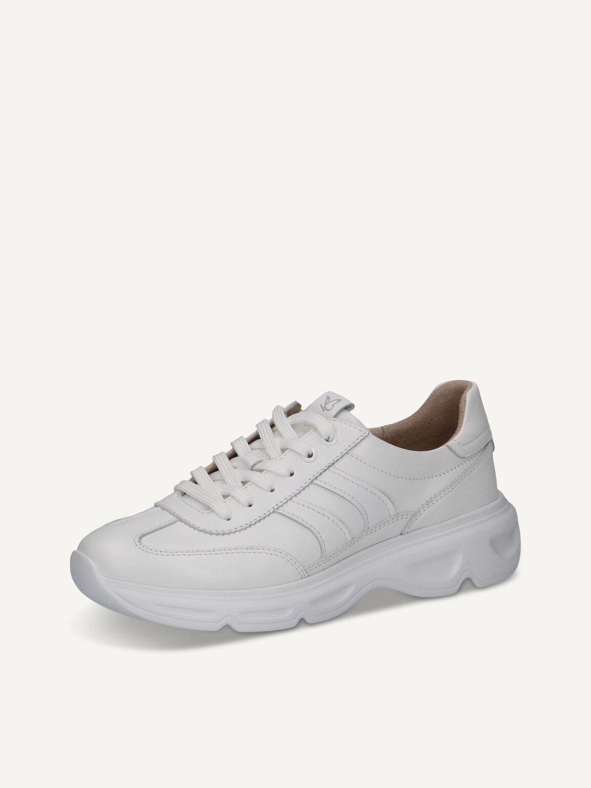 Caprice, Leather Sneaker - white WHITE NAPPA, image 1 of 5
