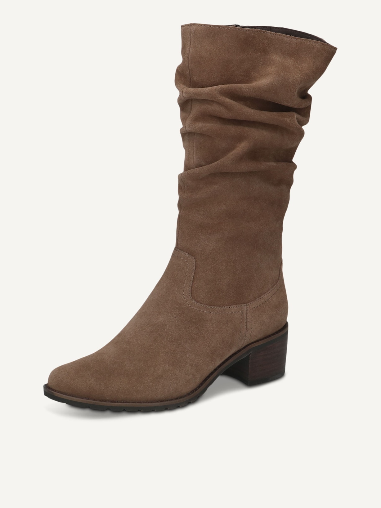 Caprice, Lederstiefelette - beige DK TAUPE SUEDE, Bild 2 von 5