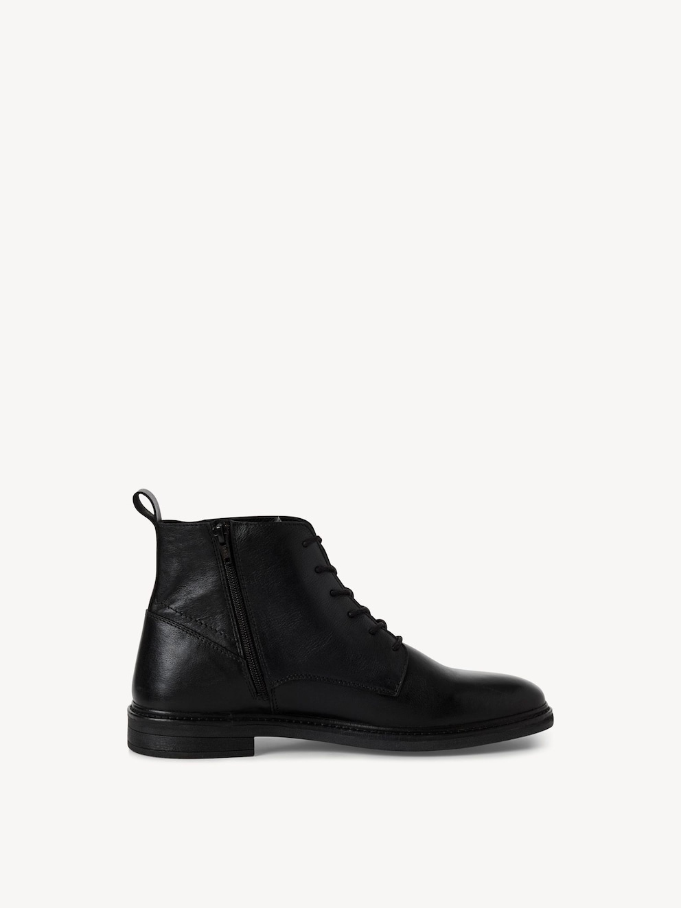 Marco Tozzi, Leren Enkellaarsje - zwart BLACK, afbeelding 6 van 6
