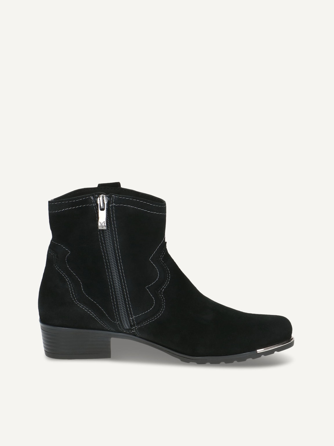 Caprice, Leather Bootie - black BLACK SUEDE, image 3 of 5