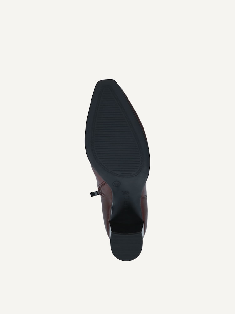 Caprice, Leather Bootie - red BORDEAUX NAPPA, image 5 of 6