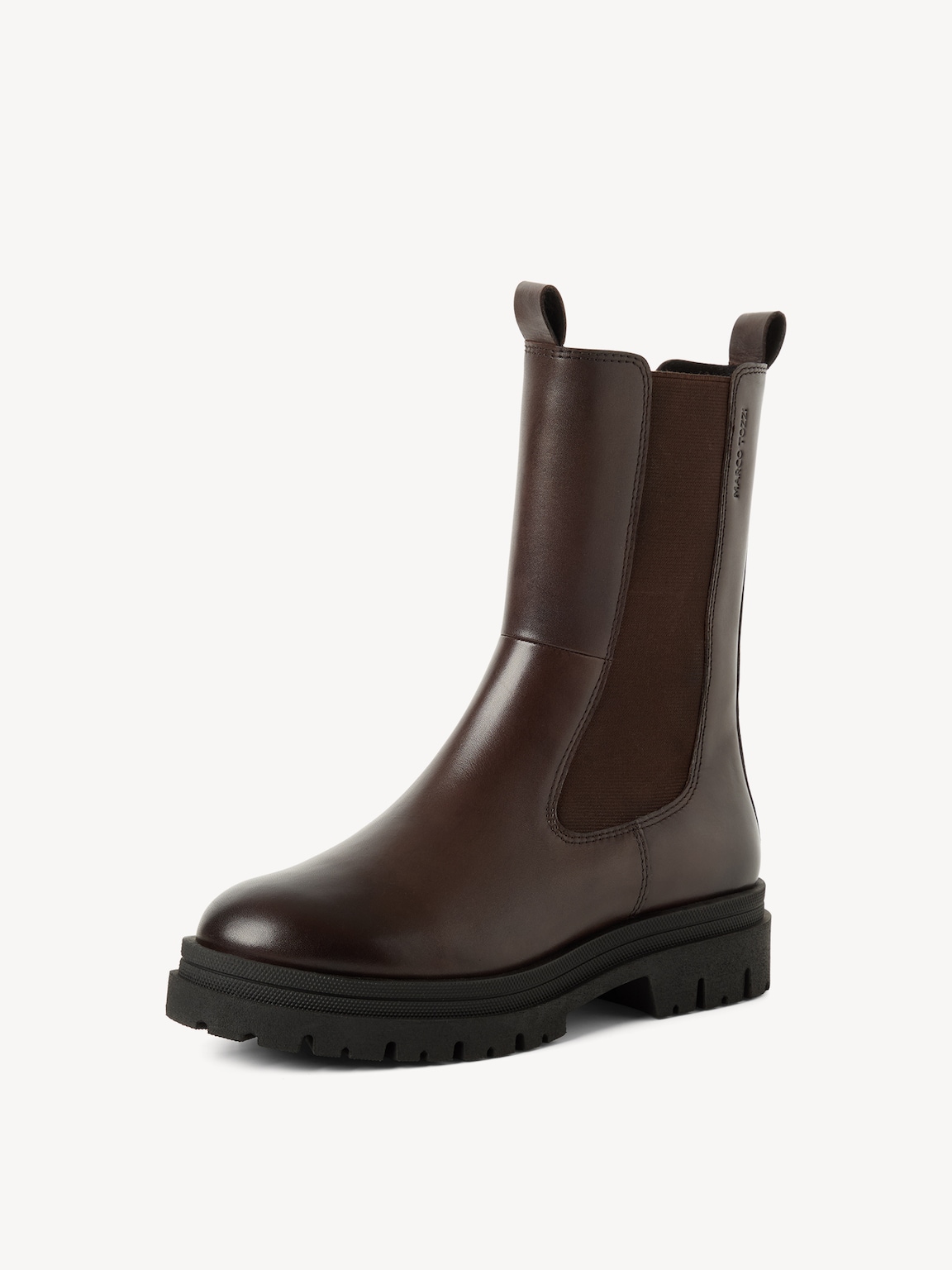Marco Tozzi, Chelsea boot - brown warm lining, MOCCA, Image 2 of 6