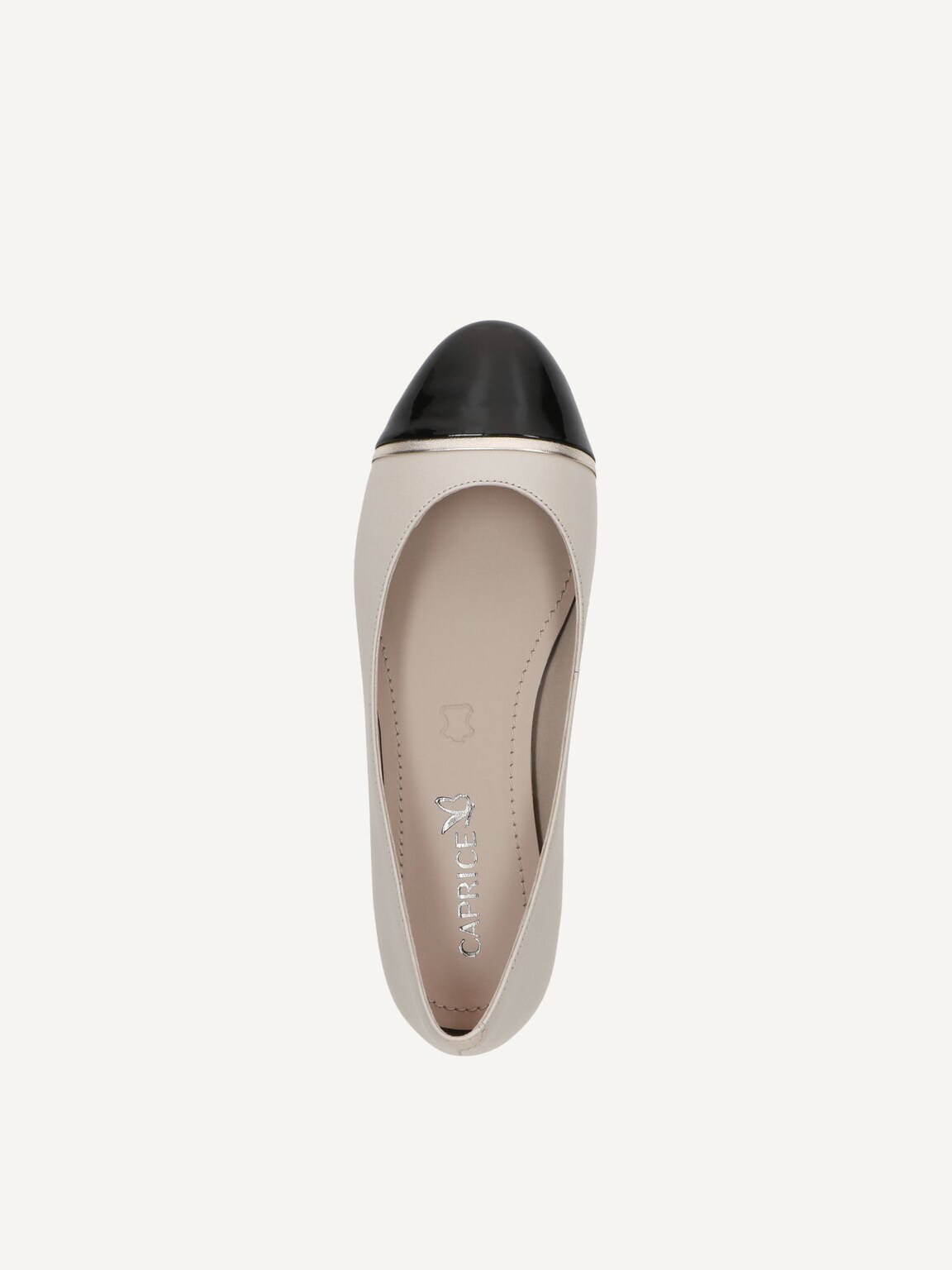 Caprice, Ballerina - metallic CREAM COMB, image 6 of 6