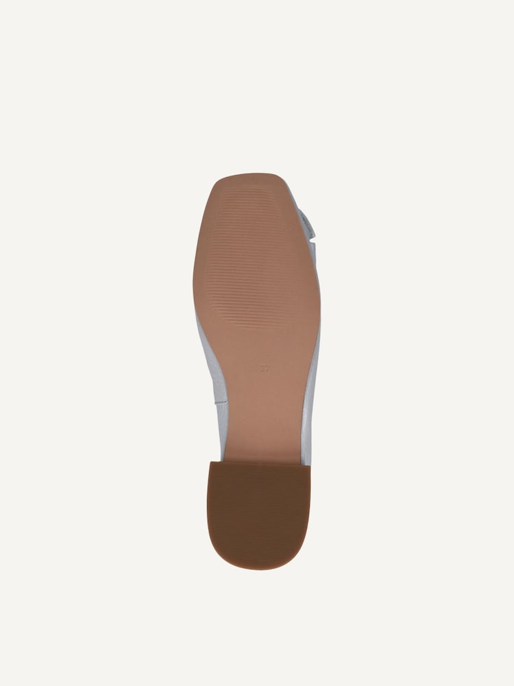 Caprice, Ballerine en cuir - bleu LT.BLUE PE.DEE, image 10 sur 11
