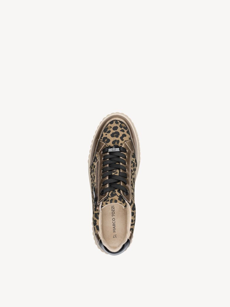 Marco Tozzi, Sneaker - beige LEO DUNE COMB, immagine 3 di 6