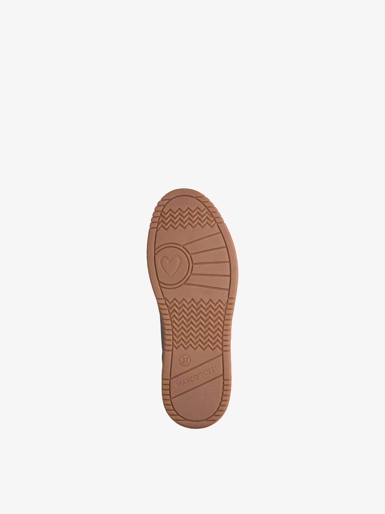 Marco Tozzi, Sportowe - czerwony MULBERRY COMB, obraz 4 z 7