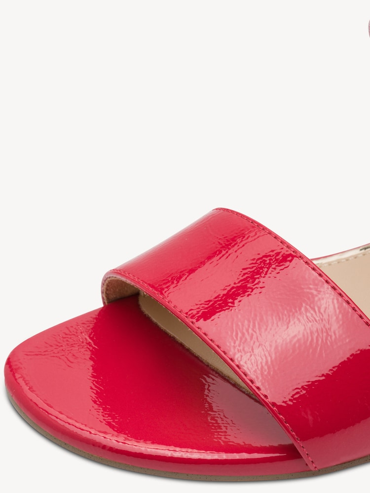 Marco Tozzi, Sandalo - rosso RED PATENT, immagine 5 di 6