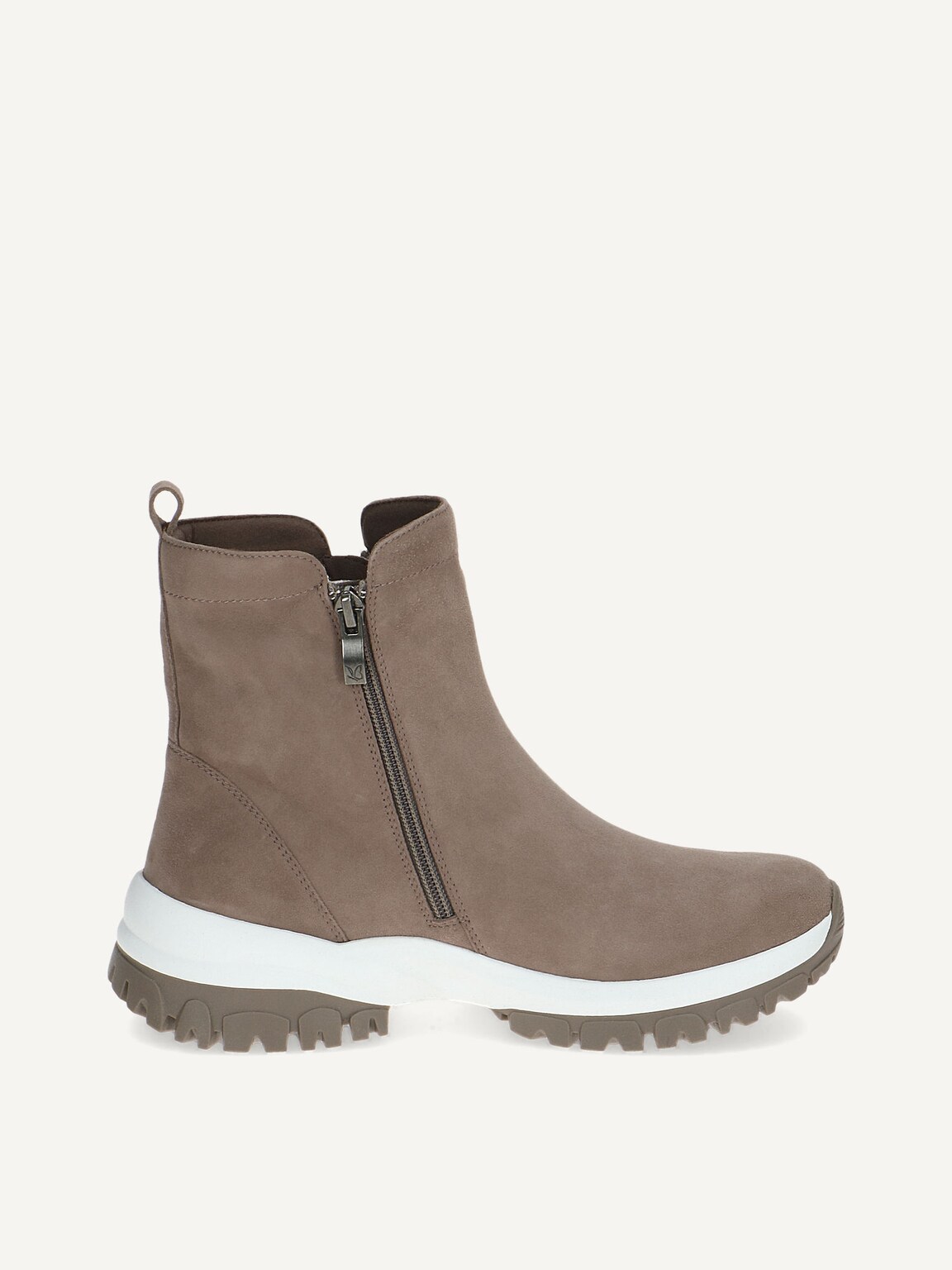 Caprice, Leather Bootie - brown warm lining MUD SUEDE, image 3 of 5