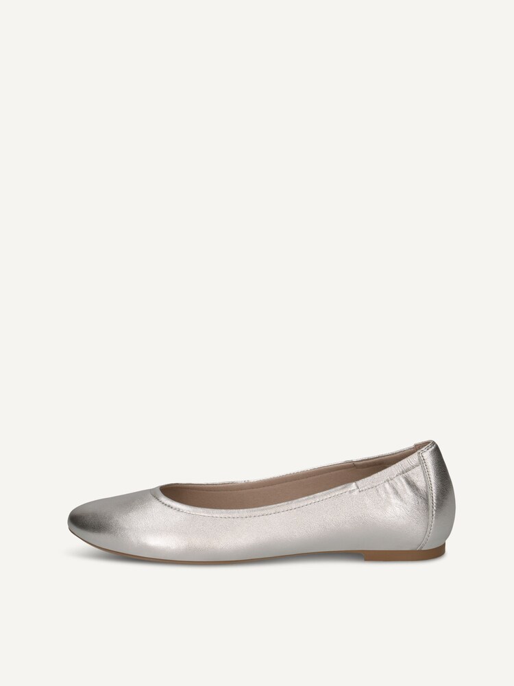 Caprice, Leather Ballerina - metallic PEARL METALLIC, image 3 of 6