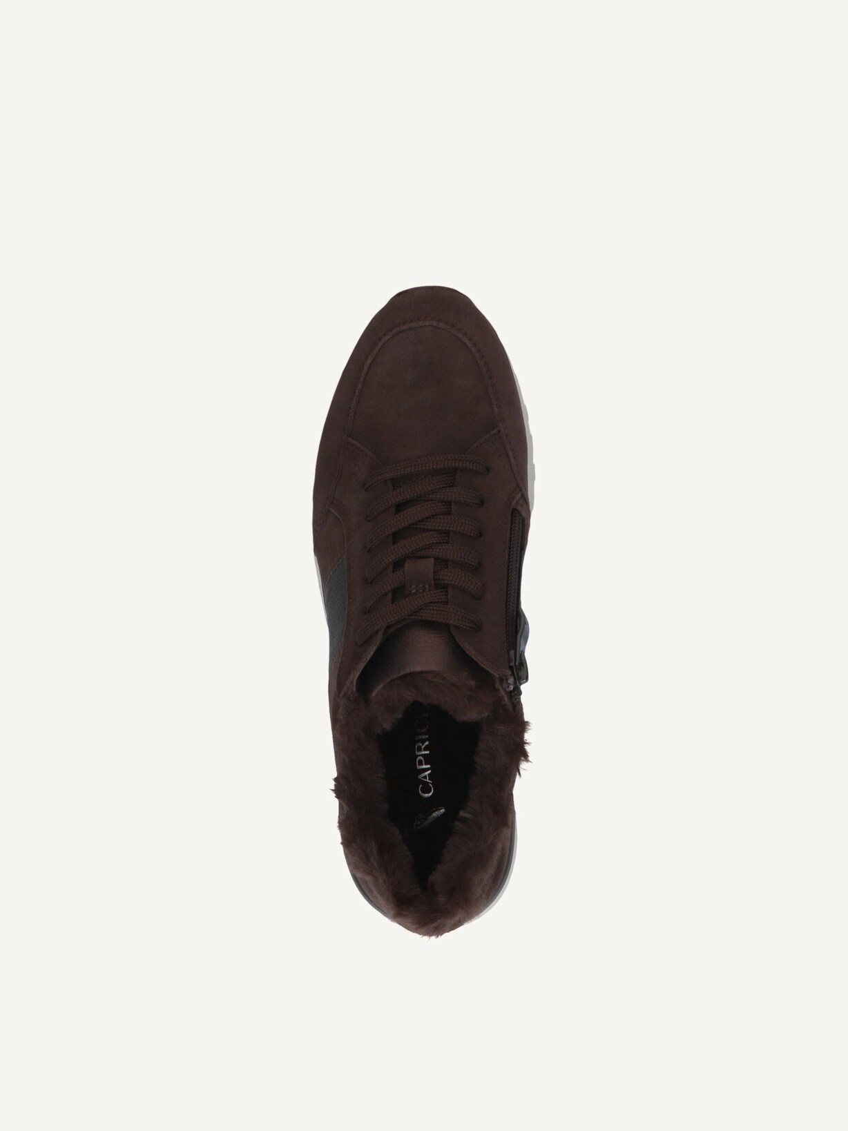 Caprice, Ledersneaker - braun DK BROWN COMB, Bild 4 von 5