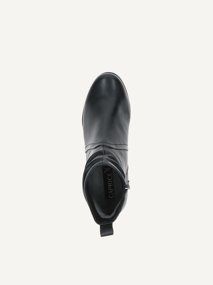 Caprice, Bottine en cuir - noir BLACK NAPPA, image 4 sur 5
