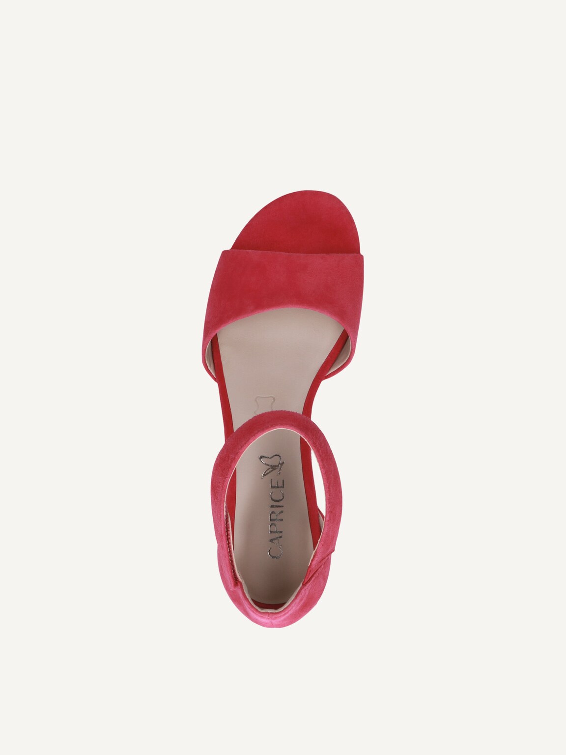 Caprice, Leather Heeled sandal - pink PINK SUEDE, image 6 of 6
