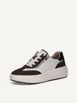 Selected, Caprice, Leather Sneaker - white WHITE/GREY