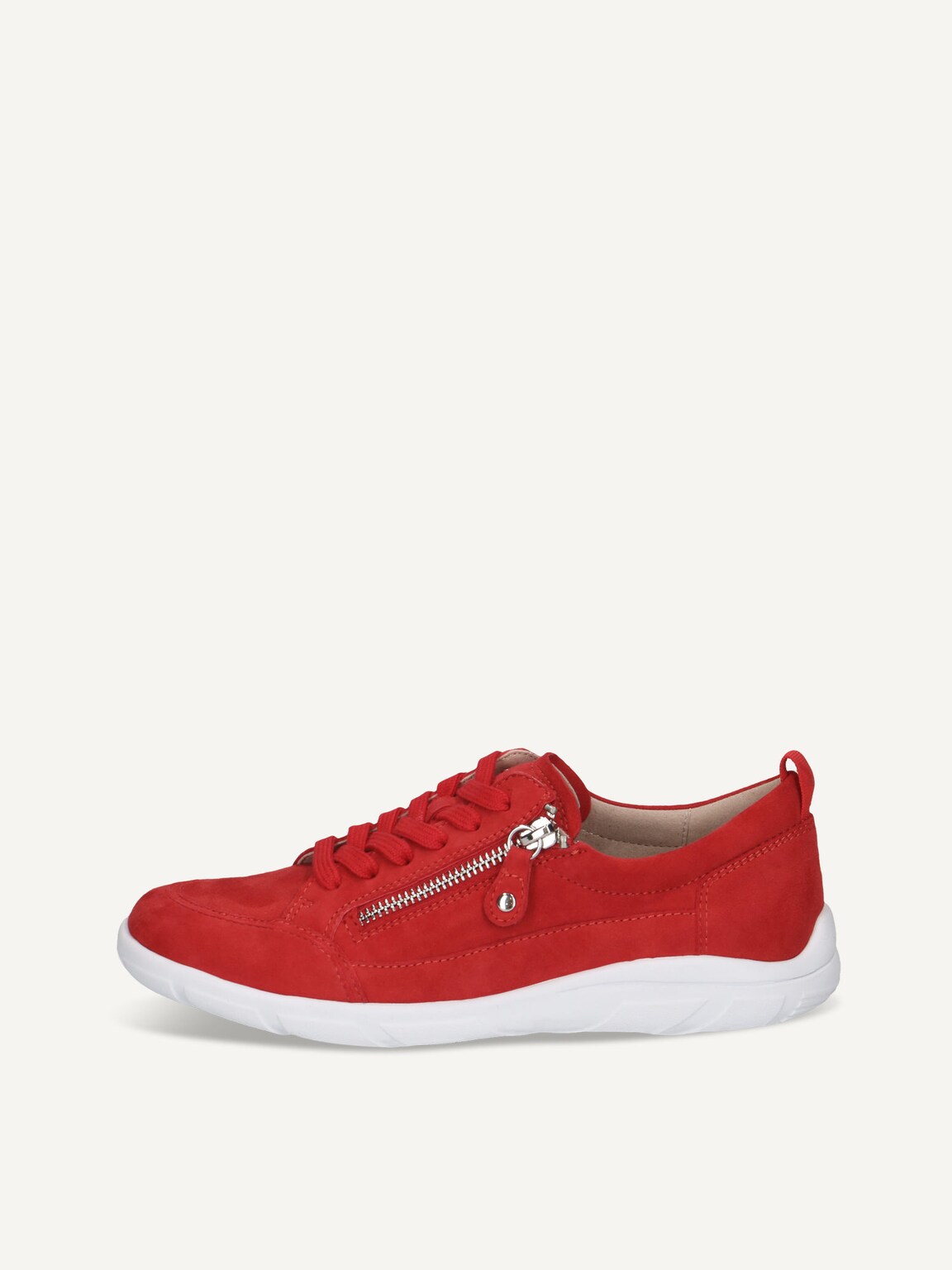 Caprice, Leather Sneaker - red RED SUEDE, image 2 of 5