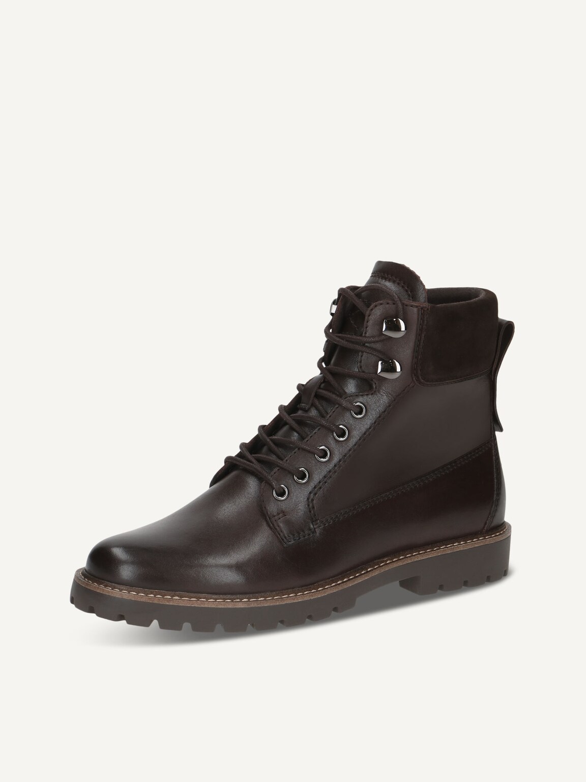Caprice, Leather Bootie - brown DK BROWN COMB, image 1 of 5