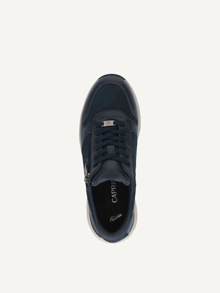 Caprice, Lädersneaker - blå OCEAN COMB, bild 4 av 5