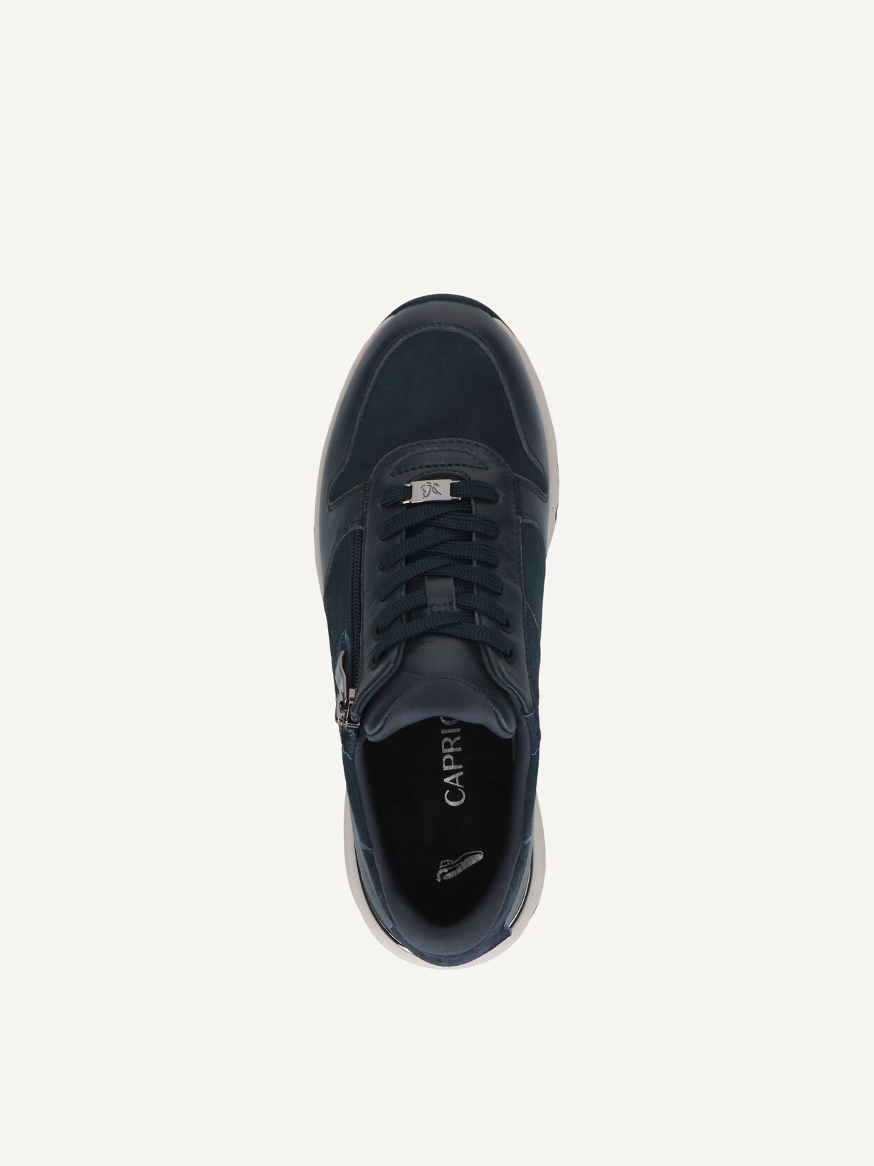 Caprice, Lädersneaker - blå OCEAN COMB, bild 4 av 5