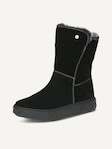 Not selected, Caprice, Leather Bootie - black warm lining BLACK SUEDE