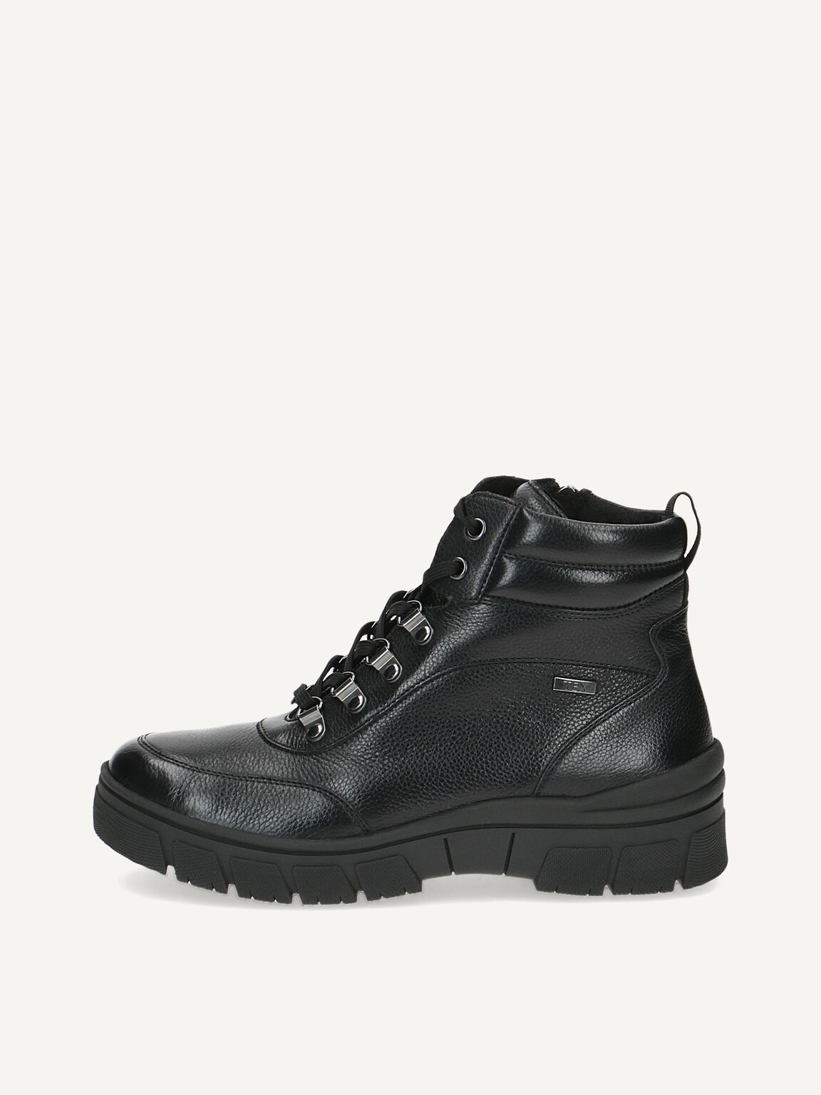 Caprice, Leather Bootie - black warm lining BLACK NAPPA, image 2 of 5