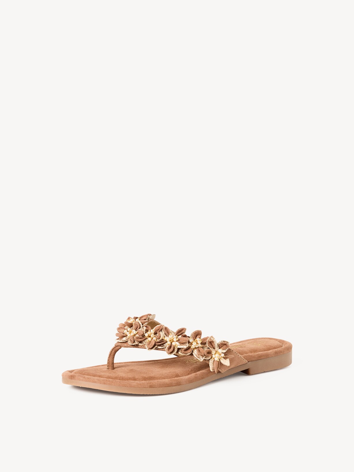 Marco Tozzi, Leather Toe separators - brown TAN COMB, image 1 of 7