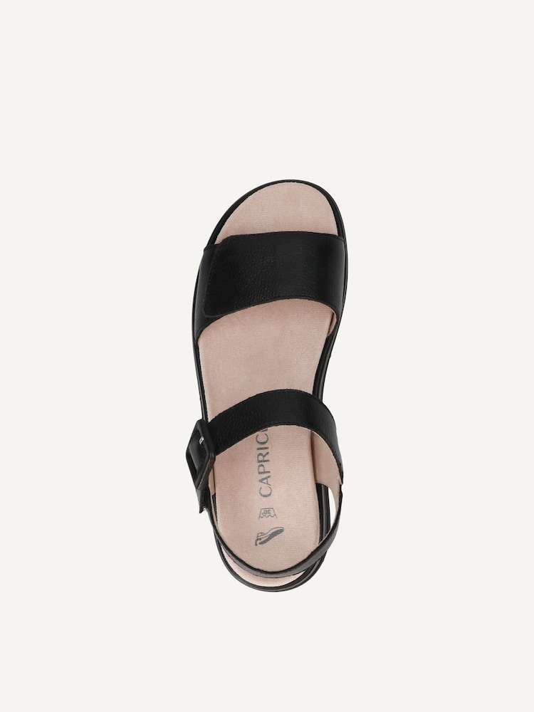 Caprice, Sandale en cuir - noir BLACK NAPPA, image 4 sur 5