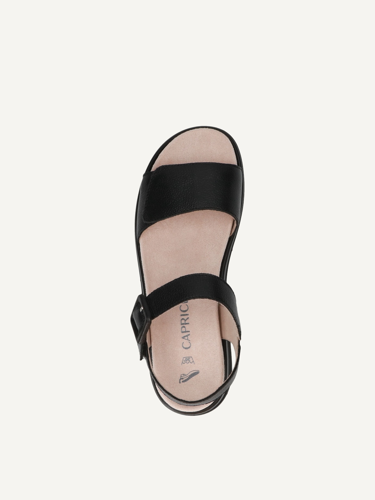 Caprice, Sandale en cuir - noir BLACK NAPPA, image 4 sur 5