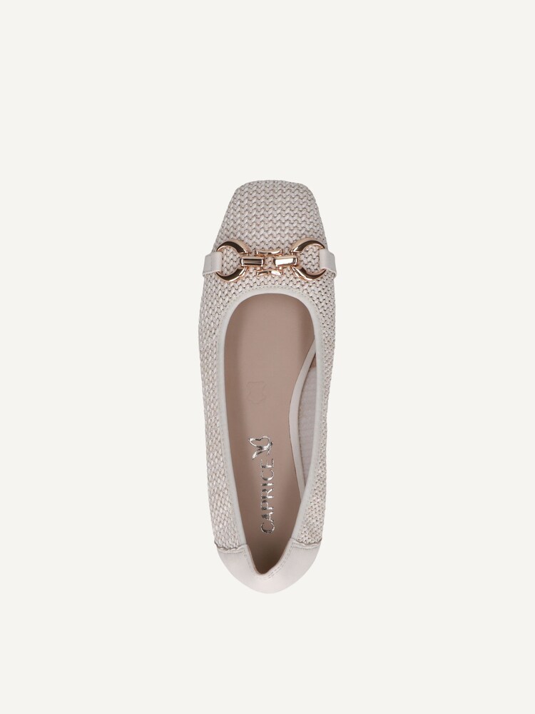 Caprice, Ballerine - blanc OFFWHITE COMB, image 4 sur 5