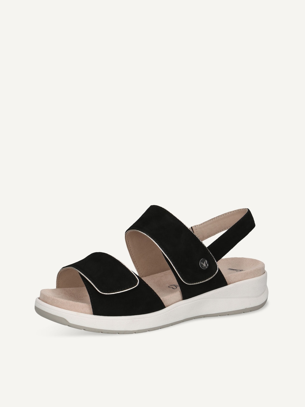 Caprice, Sandale à talon - noir BLACK SUEDE, image 2 sur 5