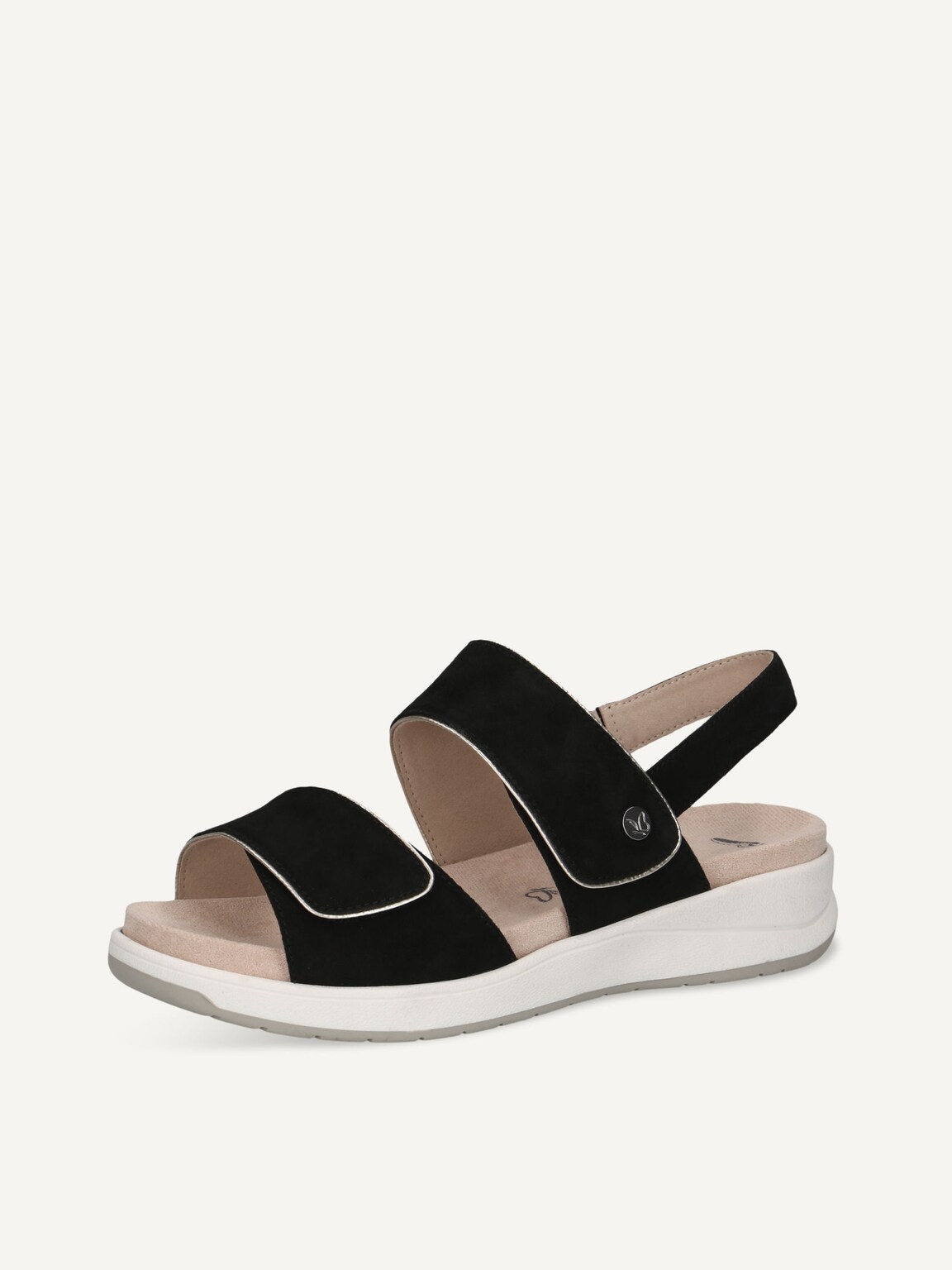 Caprice, Heeled sandal - black BLACK SUEDE, image 1 of 5