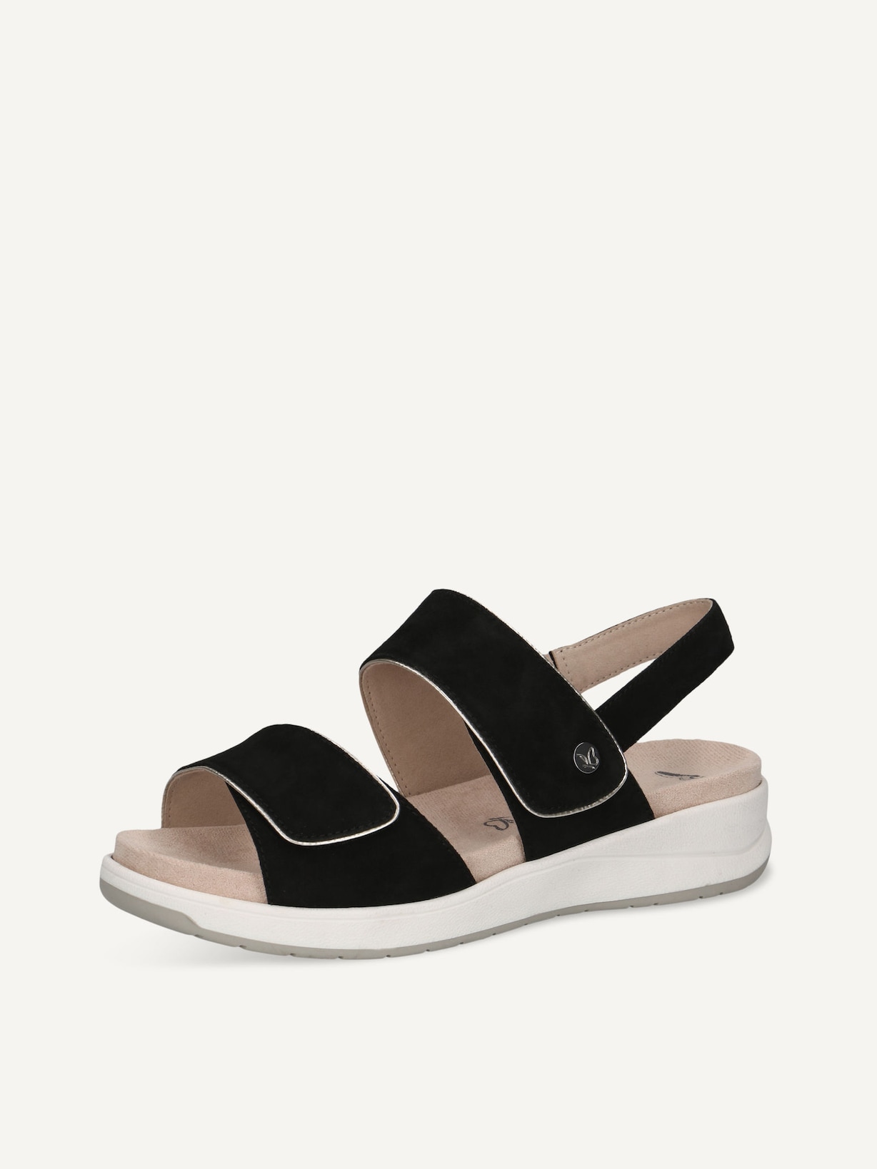 Caprice, Sandale à talon - noir BLACK SUEDE, image 2 sur 5