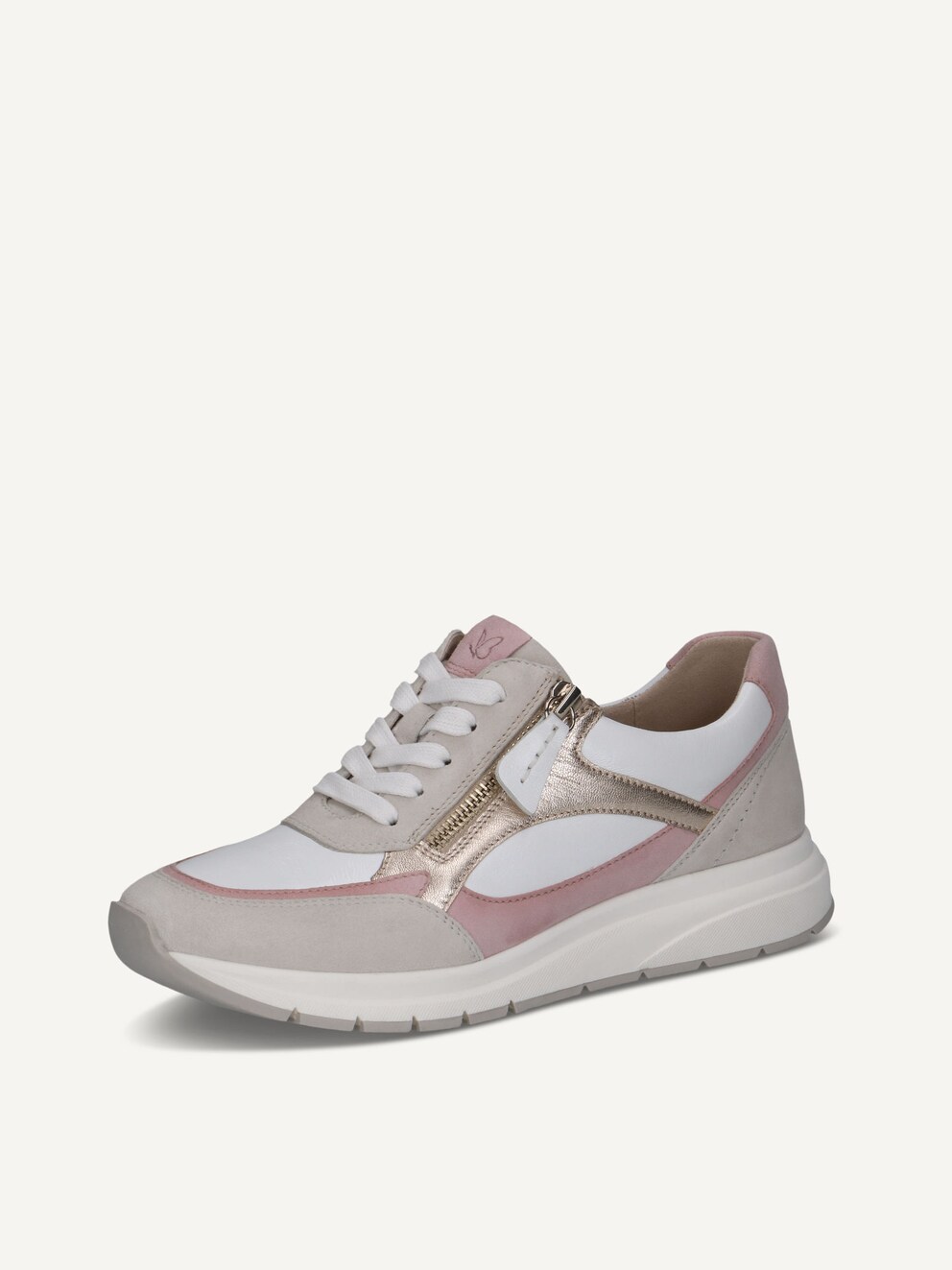 Caprice, Basket en cuir - blanc OFFW PERL COM, image 2 sur 5