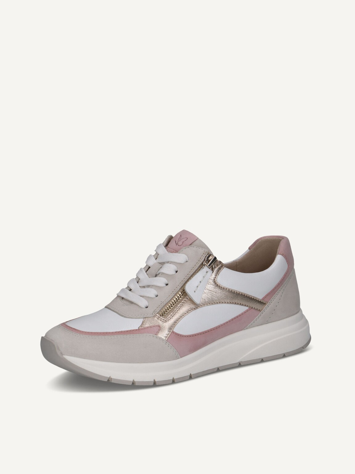 Caprice, Leather Sneaker - white OFFW PERL COM, image 1 of 5