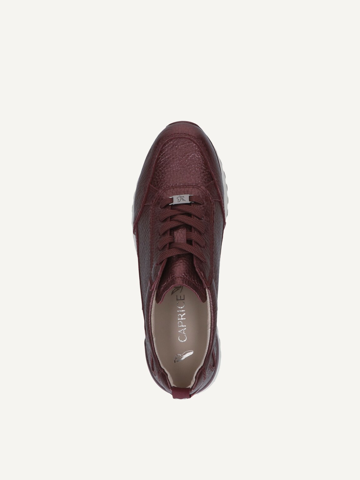 Caprice, Leather Sneaker - red BORD PERL.DEER, image 5 of 5