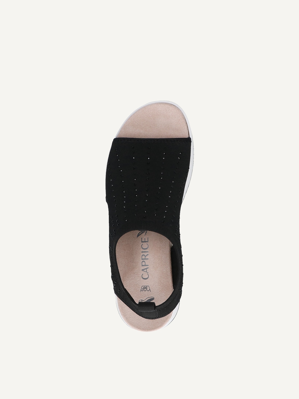 Caprice, Sandal - black BLACK KNIT, image 5 of 5