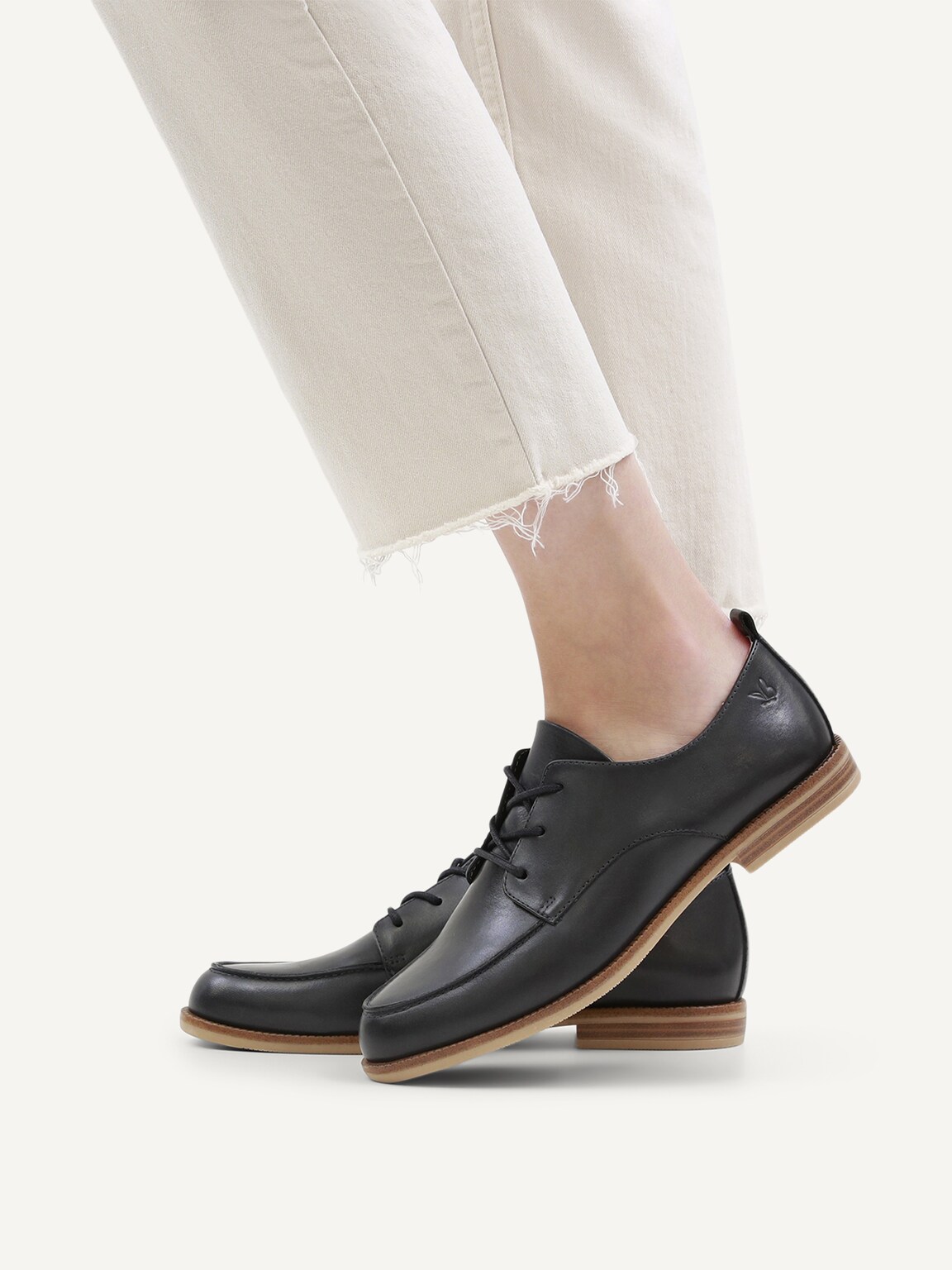 Caprice, Leather Low shoes - blue OCEAN NAPPA, image 2 of 6