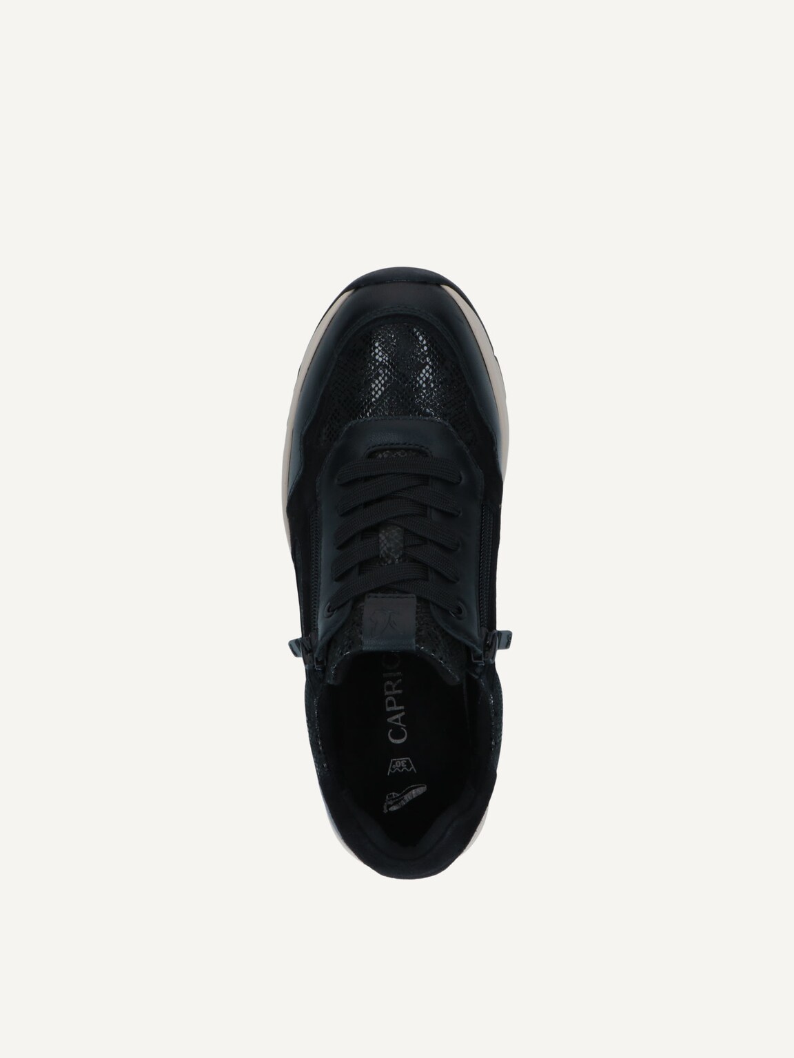 Caprice, Leather Sneaker - black BLACK COMB, image 5 of 5