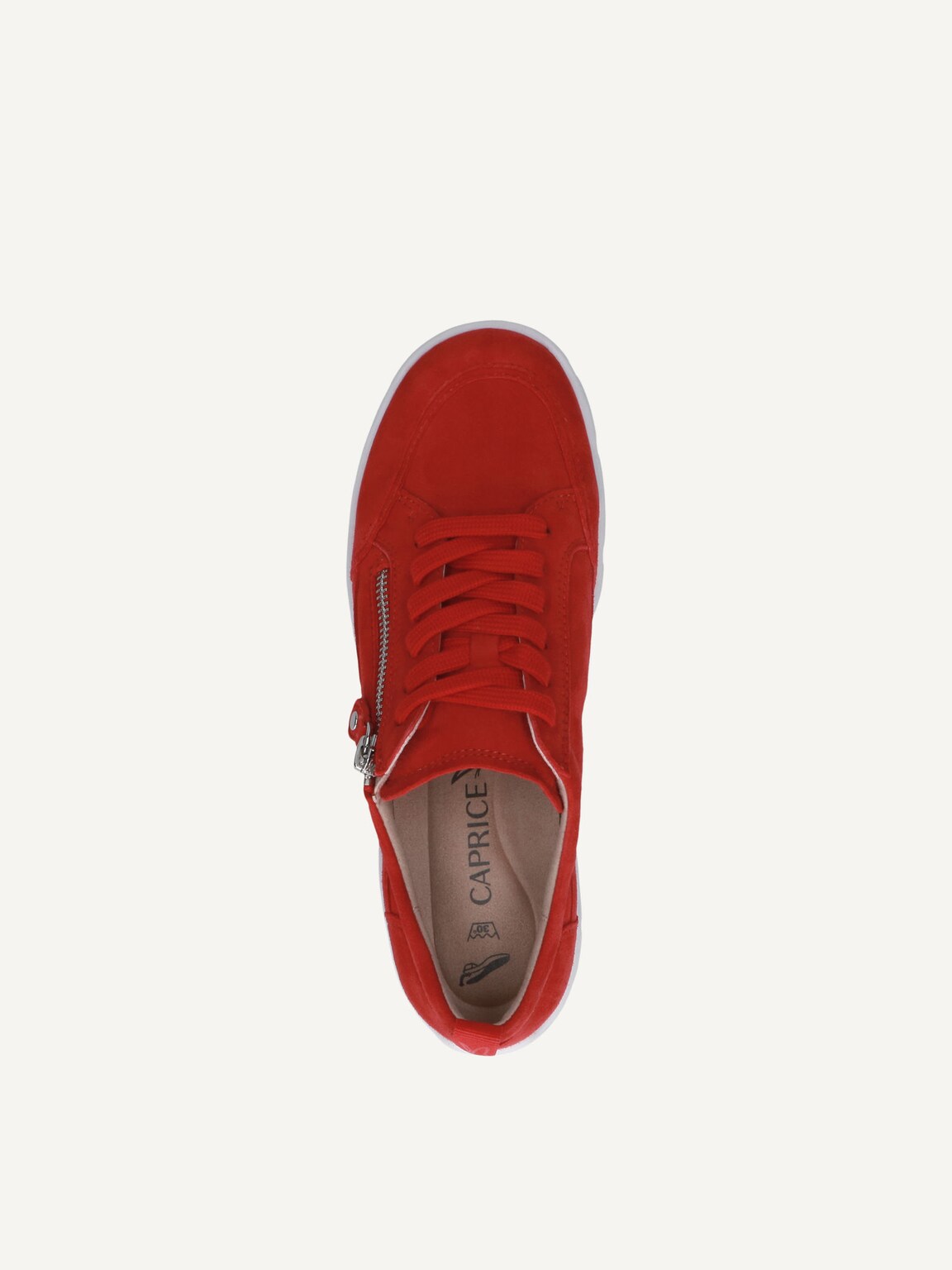 Caprice, Leather Sneaker - red RED SUEDE, image 5 of 5