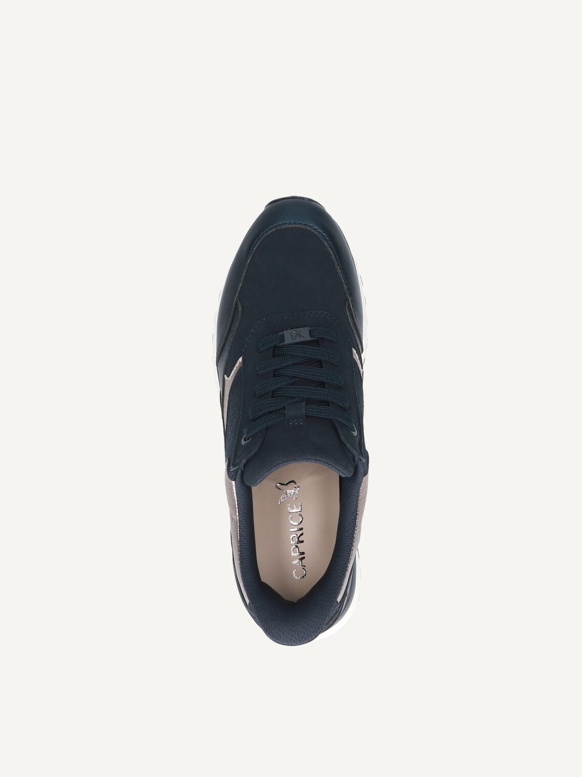 Caprice, Leather Sneaker - blue NAVY PERL COM, image 5 of 5