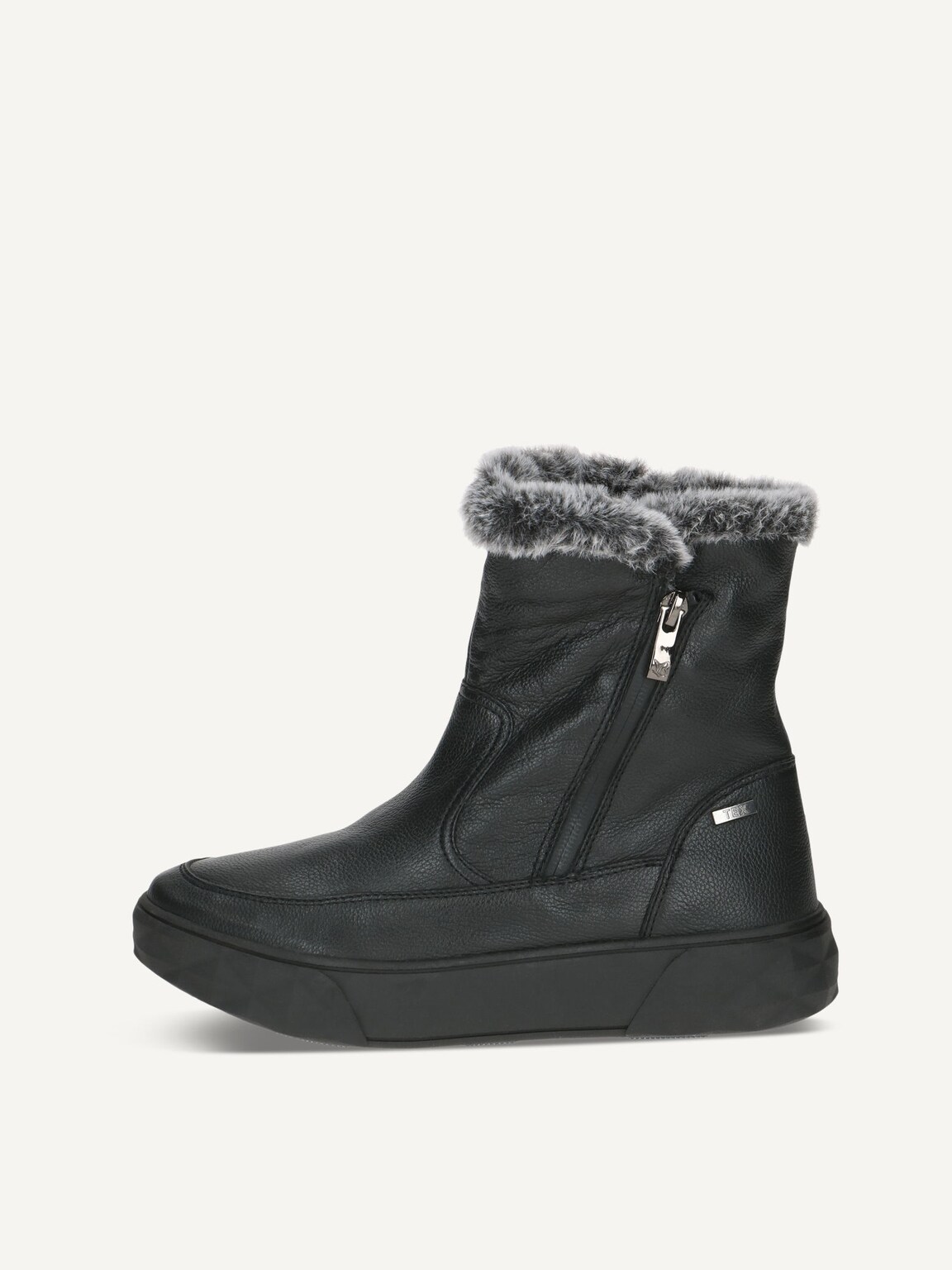 Caprice, Bootie - black warm lining BLACK NAPPA, image 2 of 5