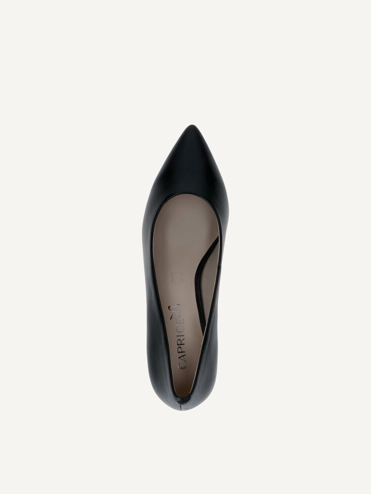 Caprice, Escarpin en cuir - noir BLACK NAPPA, image 4 sur 5