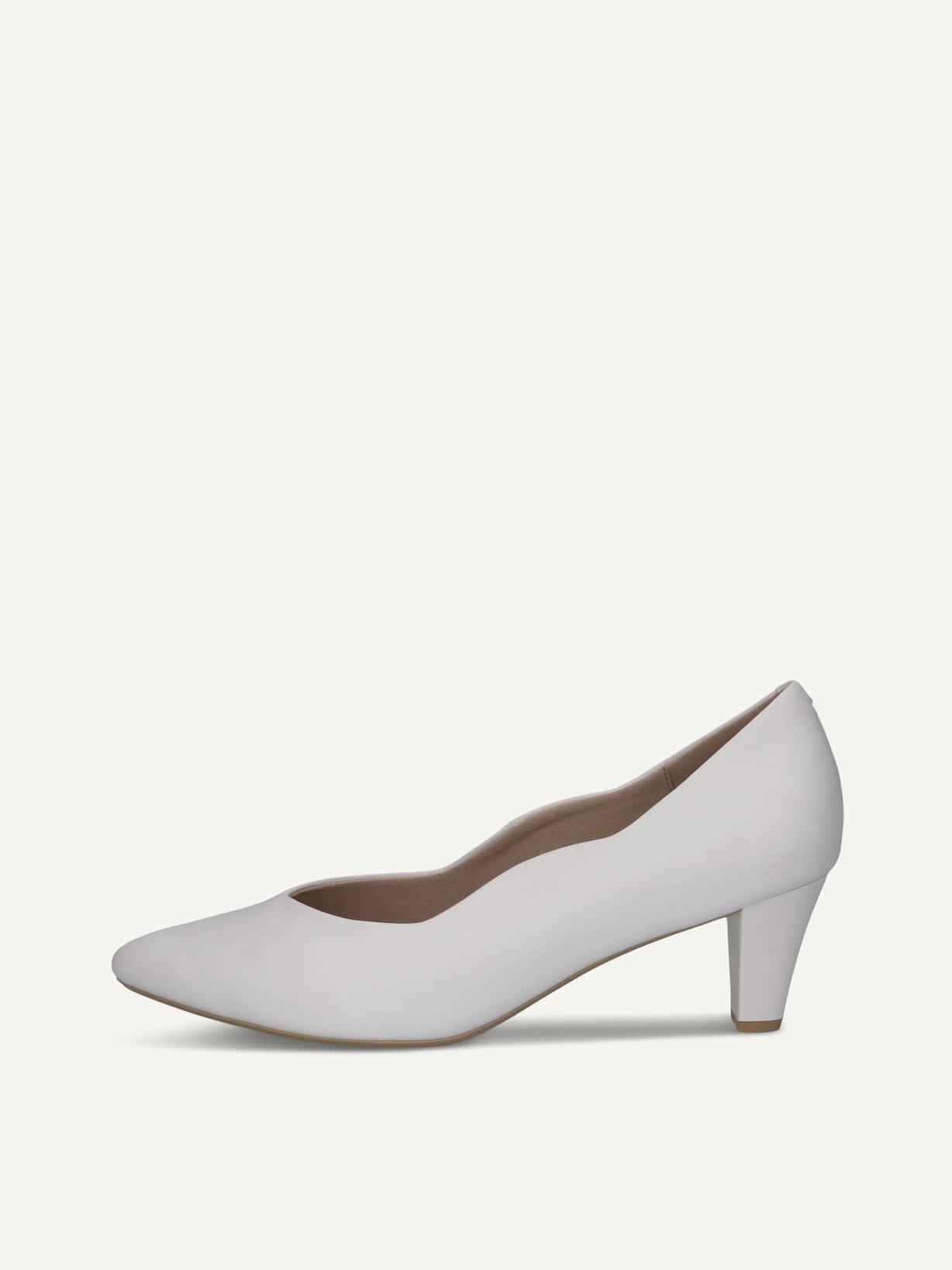 Caprice, Escarpin en cuir - blanc WHITE NAPPA, image 1 sur 10