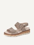 Selected, Caprice, Leather Sandal - brown TAUPE SUEDE
