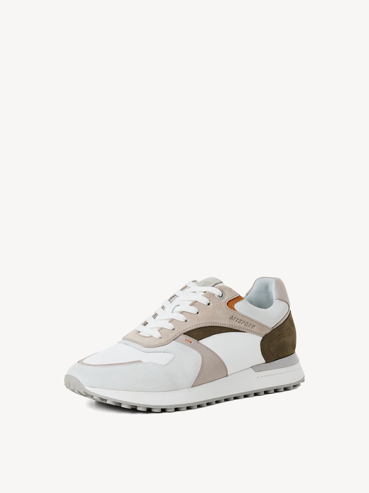 Marco Tozzi, Ledersneaker - weiß WHITE COMB