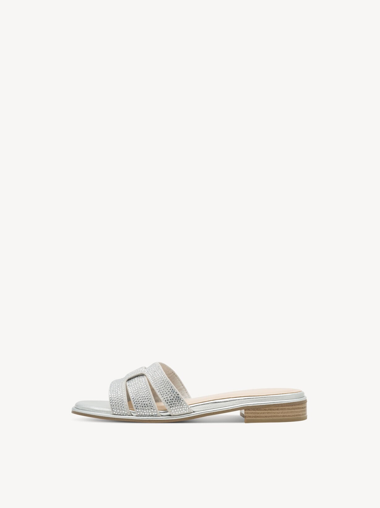 Marco Tozzi, Slipper - metallic SILVER, afbeelding 2 van 6