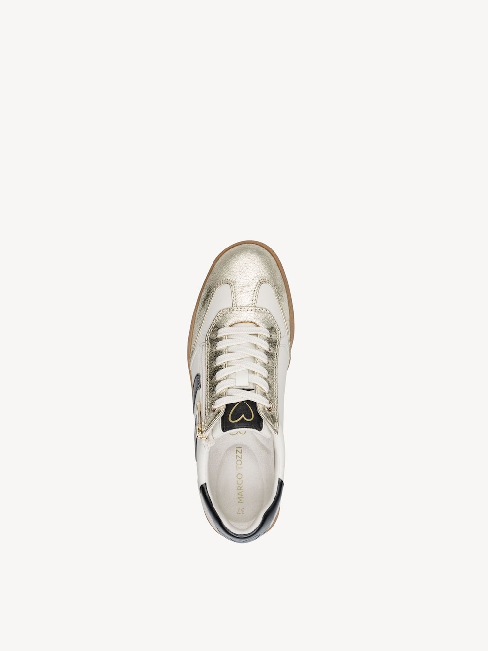 Marco Tozzi, Sneaker - beige CREAM/GOLD, image 5 of 6
