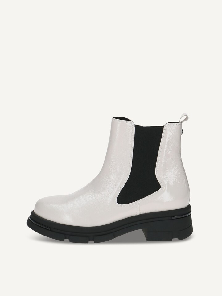 Caprice, Bottine Chelsea - blanc WHITE NAPLAK